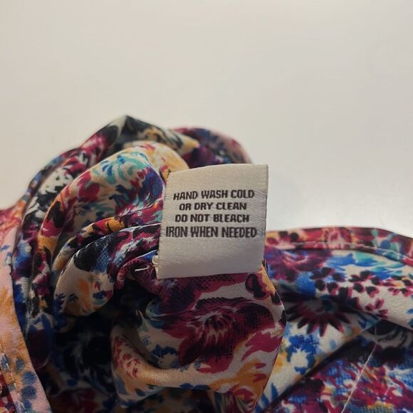 HARMONY + Havoc multicolored shorts elastic and string tie waist band size med - Picture 7 of 10